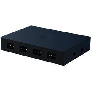 Razer PWM PC Fan Controller Computer Case LED Cooling Fan Controller Black 1 ks RAZER Produktová farba: Čierna, Prostredie použitia: Oblasť použitia: počítačová skriňa