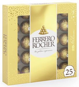 Ferrero Rocher 25 kusov v balení Orechová pralinka 312g