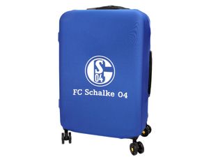 MARKENMERCH Kofferschutzhülle FC Schalke 04 Koffer Größe L Zubehör