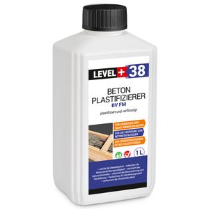 Beton-Zusatzmittel 1L Fliessmittel Betonverflüssiger Plastifizierer LEVEL+ RM38