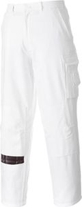 Portwest - Pánske pracovné nohavice "S817" PW295 (3XL Regular) (White)