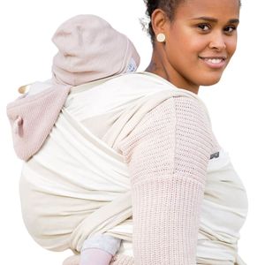 HOPPEDIZ Babytragetuch Gewebtes Tragetuch ab Geburt bis ins Kleinkind-Alter, 100 % Baumwolle Kairo 4,60 m x 0,70 m