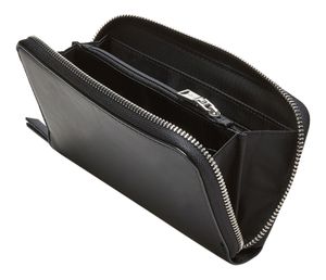 s.Oliver Zip Around Wallet Grey / Black s.Oliver Zip Around Wallet Grey / Black