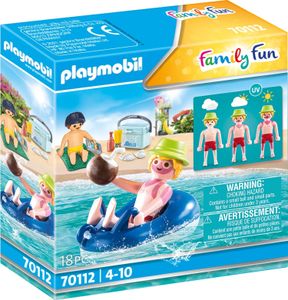 PLAYMOBIL wanienka z oponą do pływania