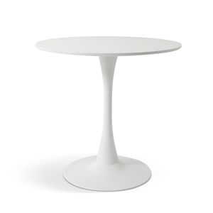 Jedálenský stôl Milton & Oldbrook Ø 80 cm Praha biely