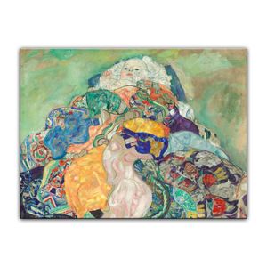 Leinwandbild - Gustav Klimt - Baby, Größe:80 x 60 cm