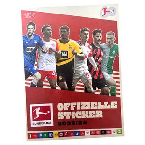 Topps Bundesliga Sticker 2024 - Fußball Sammelsticker - 1 Sammelalbum