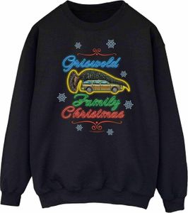 National Lampoon's Christmas Vacation - mikina "Griswold Family" pre ženy - vianočný dizajn BI2088 (M) (Black)