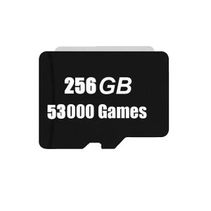 Handheld-Spielkonsole, 256G TF-Karten-Erweiterung, 53000 klassische Spiele, 256G 53000SPIELE