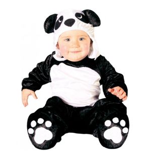 strampler Panda Junior Polyester schwarz mt 12-24 Monate
