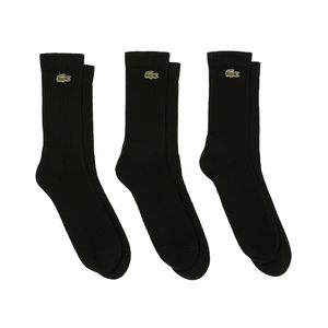 Lacoste Sport Socken Herren Schwarz 3 Paar