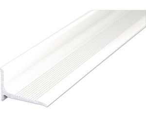 SKANDOR Abschlussprofil Aluminium Weiß lackiert 13x20x1000 mm