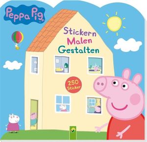 Peppa Pig Stickern Malen Gestalten