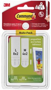 3M Command Bilder-Montagestreifen Strips Multipack (M/L)