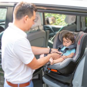 HEYNER® Reboarder Kindersitz Auto 360° drehbarer Autokindersitz, Gruppe 0+ & 1 Geburt-18 kg, schwarz
