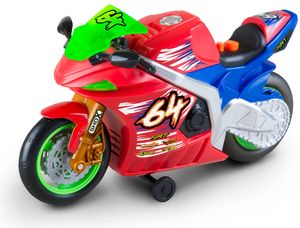 Nikko – Road Rippers Wheelie Motorrad – Motorisiertes Spielahrzeuge mit Licht und Sound – Wheelie Spielzeug Motorrad für Kinder – Rot