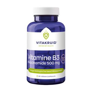 Vitamine B3 Niacinamid 500 mg (90 Kapseln)