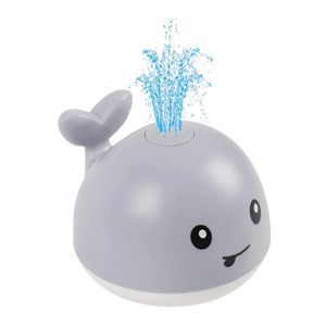 Baby Badespielzeug Wasserspielzeug, Whale Spray Induction Schwimmende Baden Spielzeug mit Licht, Badewannenspielzeug ab 1 Jahr | SLOSHY