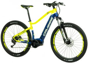 29 Zoll ebike Elektrofahrrad Pedelec MTB E-Bike Modell e-Largo 7.7-S Crussis 17,5Ah 630Wh 80Nm Rahmenhöhe 18" (45,7 cm) Gelb/Blau