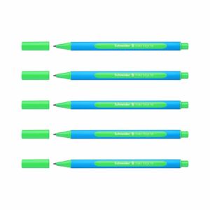 Schneider Kugelschreiber Slider Edge M 5er-Set grün