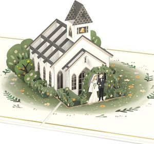 Papercrush Glückwunschkarte Pop-Up Hochzeit