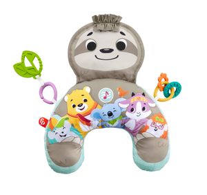 Fisher-Price Faultier-Spielkissen mit Vibration, Baby-Spielzeug ab 0 M