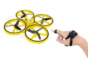 Denver Drohne DRO-170, Beleuchtung, Handgelenkssteuerung, Farbe: Gelb/Schwarz