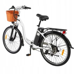 DYU-C6 26 palcový bicykel E Dámsky bicykel od 155 cm Mestský elektrický bicykel s nízkym nástupom 36V 12,5Ah lítiová batéria Pedelec motor Dojazd až 100 km