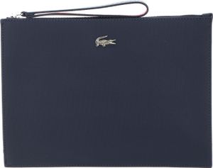 LACOSTE Abendtasche Anna Clutch Marine 166 Rouge blau