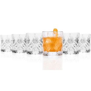 RCR Kristall- Whiskeyglas "Melodia, 6er Set 230 ml