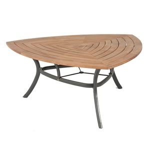 Gartentisch Hartman Classic Triangel-Tisch 170x170x170cm Aluminium/Teak Terrassentisch Balkonitsch Outdoor Tisch
