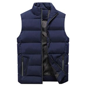 Männer Westen Jacke Vest Casual Coat Normale Passform Mit Taschen Winter Warmmäntel  Blau,Größe:5xl