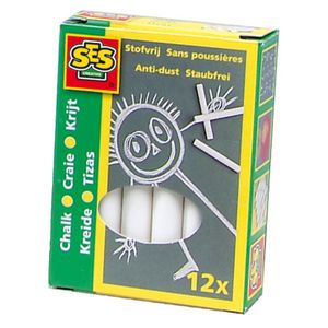 Ses 00200 Chalks White 12 Pieces