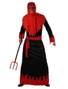 Böser Teufel Halloween-Kostüm schwarz-rot