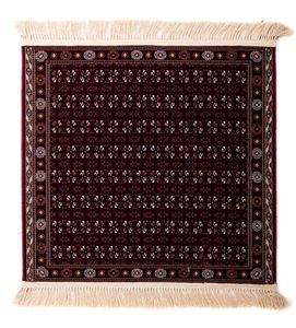 Morgenland Orientteppich - Afghan Mauri, Größe:100 x 100 cm Quadratisch, Farbe:Dunkelrot