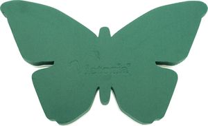 Nass Steckschaum Schmetterling 50x20x6cm auf Hartschaumunterlage