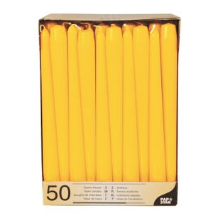 PAPSTAR Leuchterkerzen 22 mm gelb 50er Pack