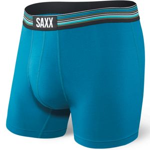 Herren-Schnelltrocknungsboxershorts SAXX VIBE Boxer Brief - blau - S