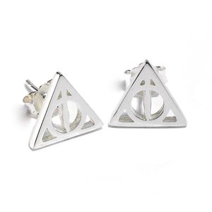 Sterling Silber Deathly Hallows Ohrstecker