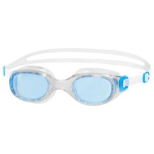Speedo - Futura Classic Schwimmbrille für Herren/Damen Unisex RD135 (Einheitsgröße) (Transparent/Blau)