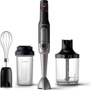 Philips Stabmixer inkl. 2-in-1 ToGo Trinkflasche & Mixbecher, SpeedTouch, 800W (HR2652/90)