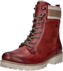 Remonte Schnür-,Zug-u.Schnallenstiefel in rot, Gr. 43