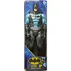 DC Comics 30cm große Batman-Action-Figur Bat-Tech Batman im schwarz-blauen Anzug, Kinderspielzeug für Jungen und Mädchen, Actionfigur zum Sammeln, Comics