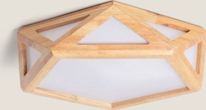 LED-Deckenleuchte 20W Holz Wählbar CCT Altigen Holz