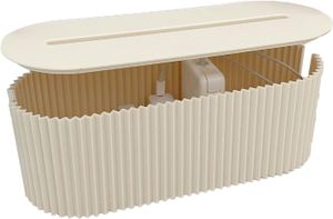 Kabelbox Kabelmanagement-Box,Kabel-Organizer-Box,Steckdosen-Management-Box,Ordentliche Steckdosenleiste & Kabelaufbewahrung,Cord Hider,Kabel Organizer