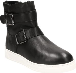 Unisa Stiefelette FANTA, Glattleder, Schwarz, Damen