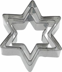 Westmark 3 Terrassen-Ausstechformen »Stern« 4,5,6 cm, 35222291