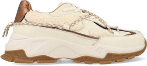DWRS The label - DWRS tenisky BONNEY teddy Off white / Bronze - 39 - EU - White