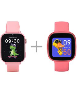Kinder-Smartwatch Garett Kids Nice Pro 4G Pink + Kids Fit Pink