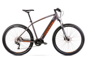 E-bike Romet Rambler 9.0 - Grau/Orange (Große M)